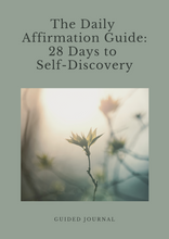 Load image into Gallery viewer, The Daily Affirmation Guide: 28 Days to Self-Discovery - Downloadable Journals - jodie.freeyourself