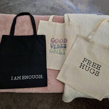 Load image into Gallery viewer, Affirmation Tote Bags - jodie.freeyourself