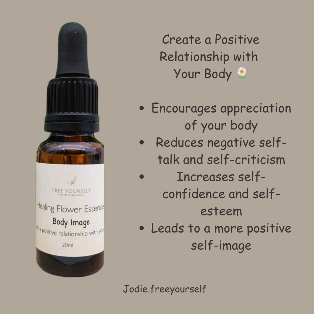 Flower Essence - Body Image - emotional support drops jodie.freeyourself