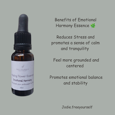 Flower Essence - Emotional Harmony - emotional support drops  - jodie.freeyourself