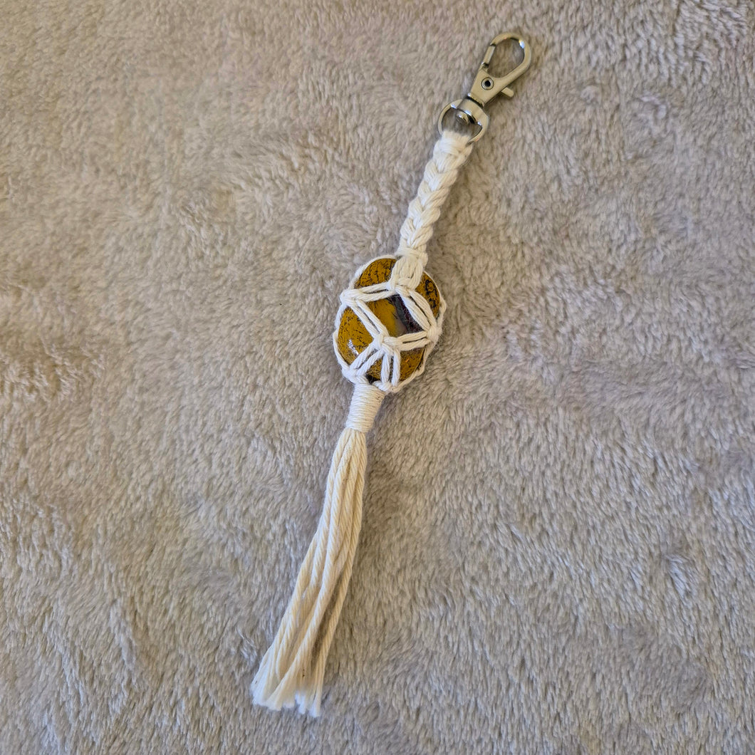 Macrame Crystal Key Rings - jodie.freeyourself