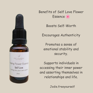Flower Essence - Self Love - Emotional Support Drops jodie.freeyourself