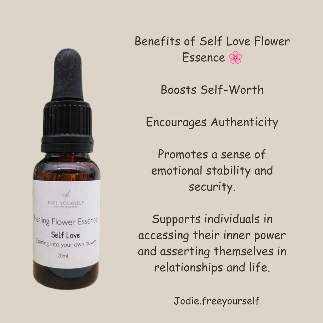Flower Essence - Self Love - Emotional Support Drops jodie.freeyourself