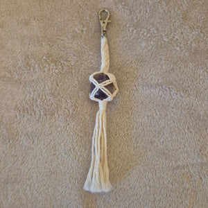Macrame Crystal Key Rings - jodie.freeyourself