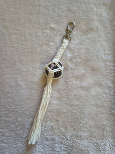 Macrame Crystal Key Rings - jodie.freeyourself